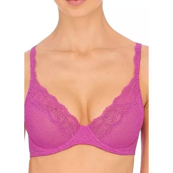 NATORI 722286 Raspberry Beyond Convertible Contour Underwire Bra Size 34DD B2483 - Picture 1 of 6